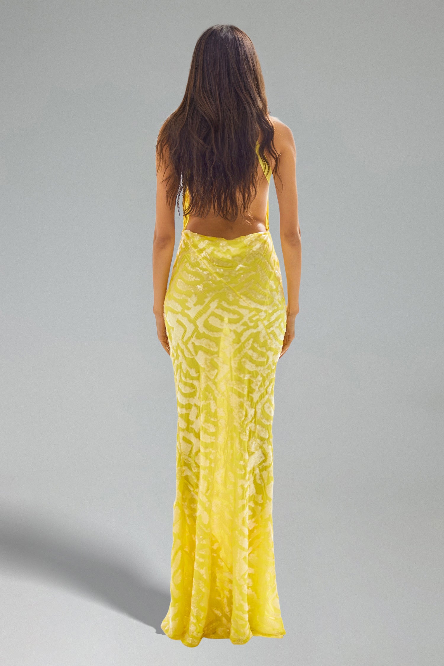 Winee Halter Backless Maxi Dress