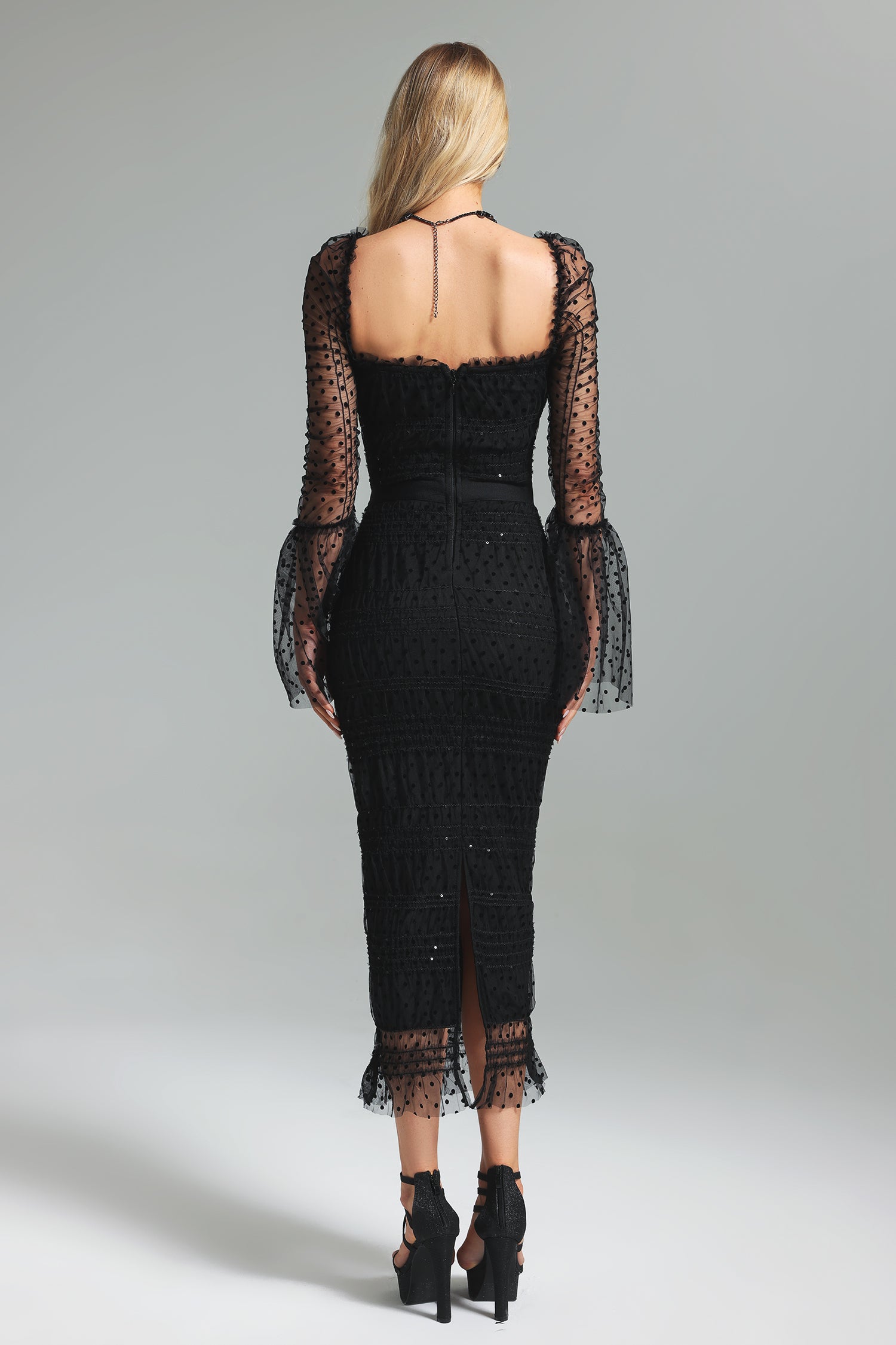 Crana Mesh Midi Dress