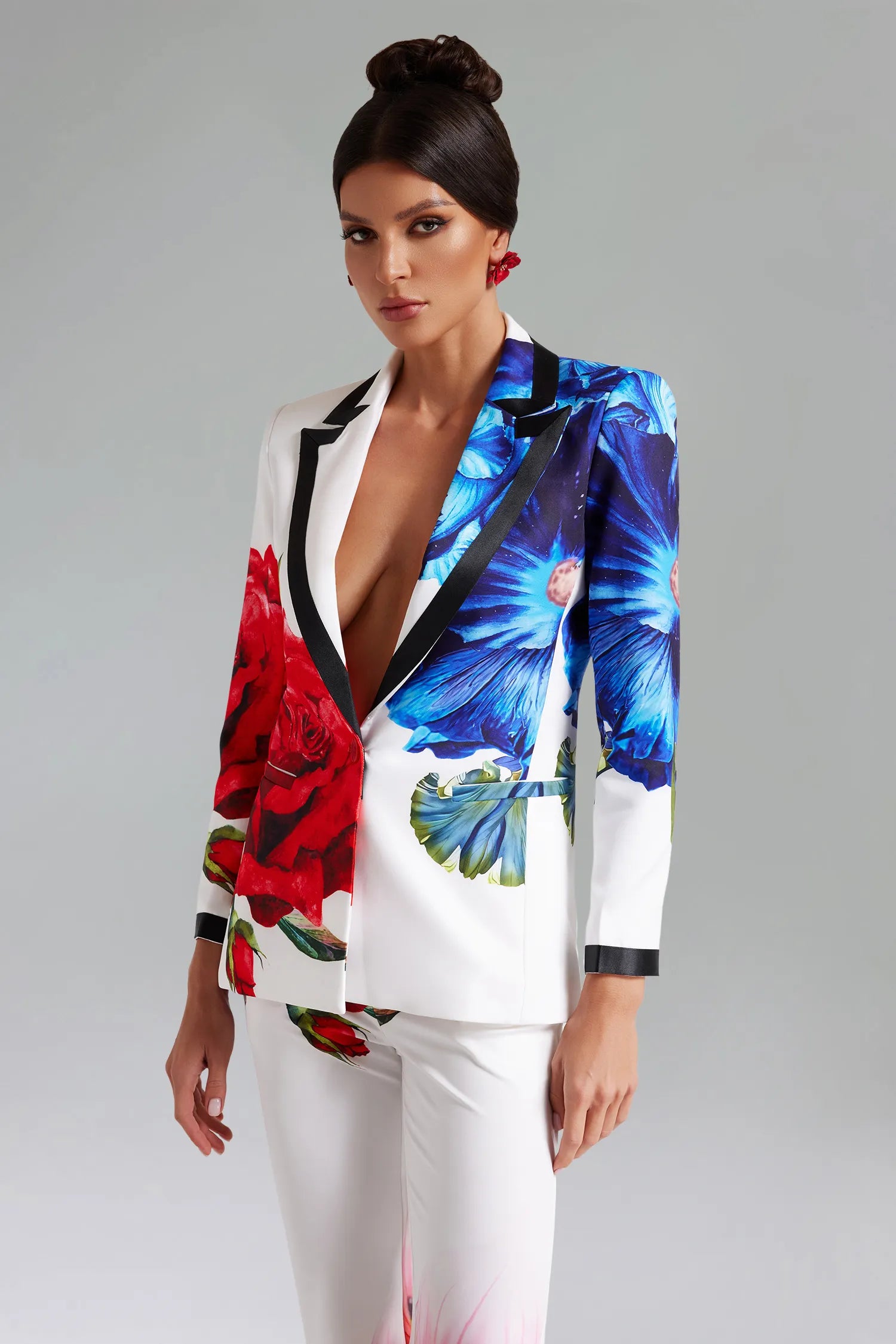 Guga Blazer-Set mit Blumenmuster - Blumen