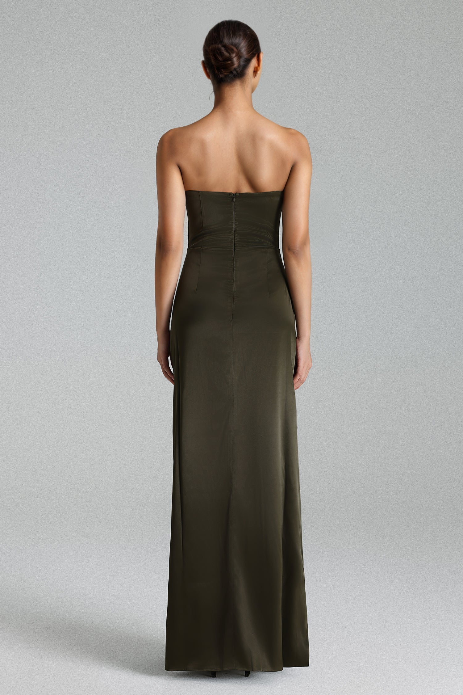 Janetta Slit Tube Maxi Dress