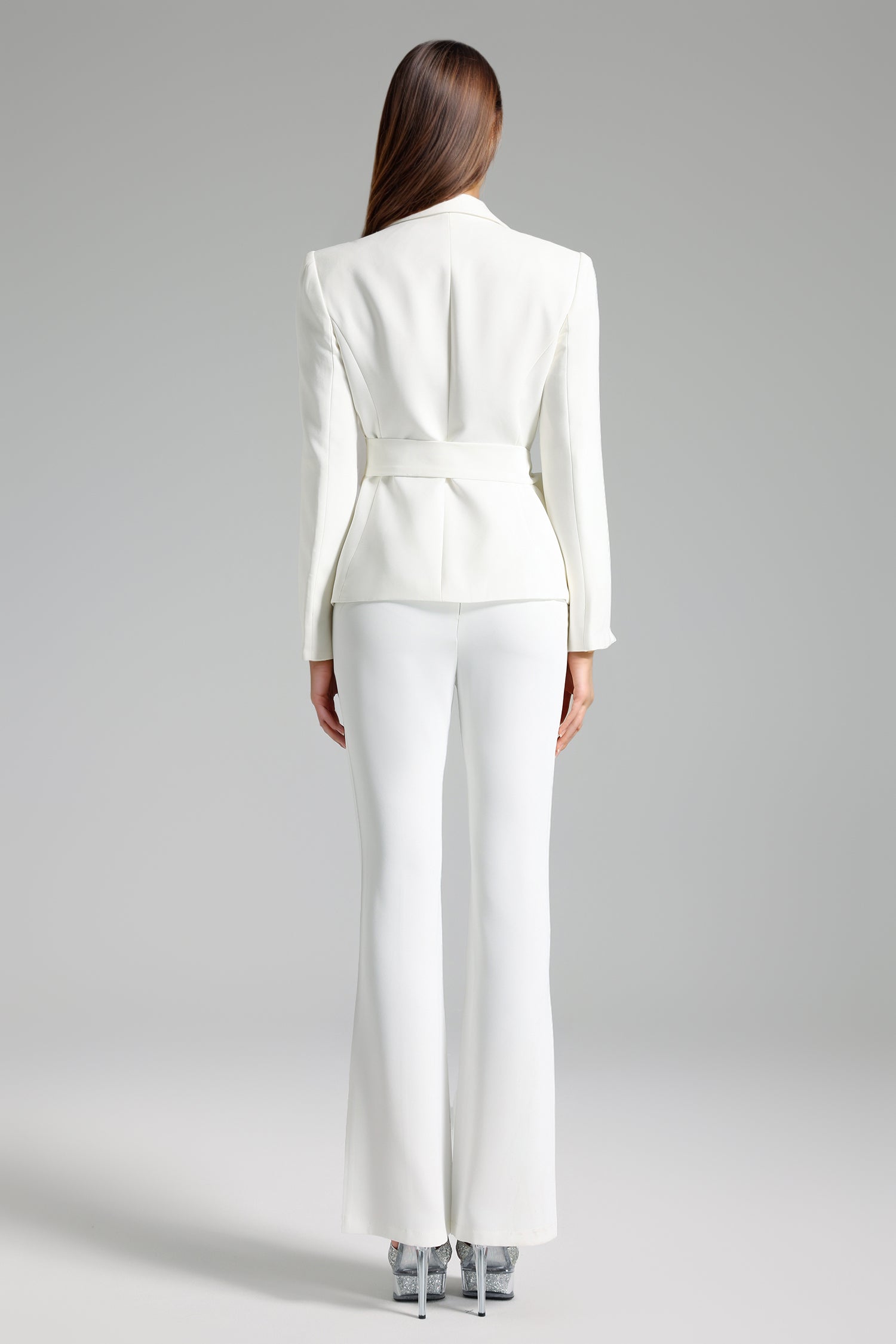 Yvan Diamond Bow Slit Suit Coat