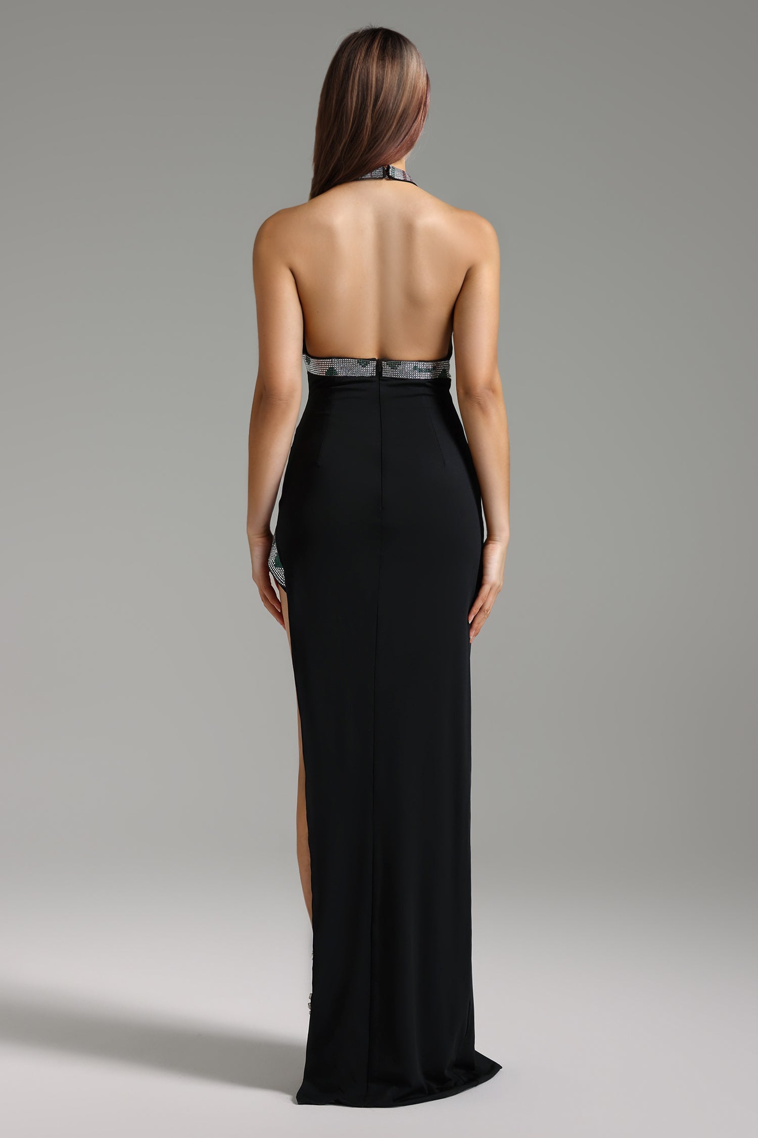 Jaxon Sleeveless High Slit Maxi Dress