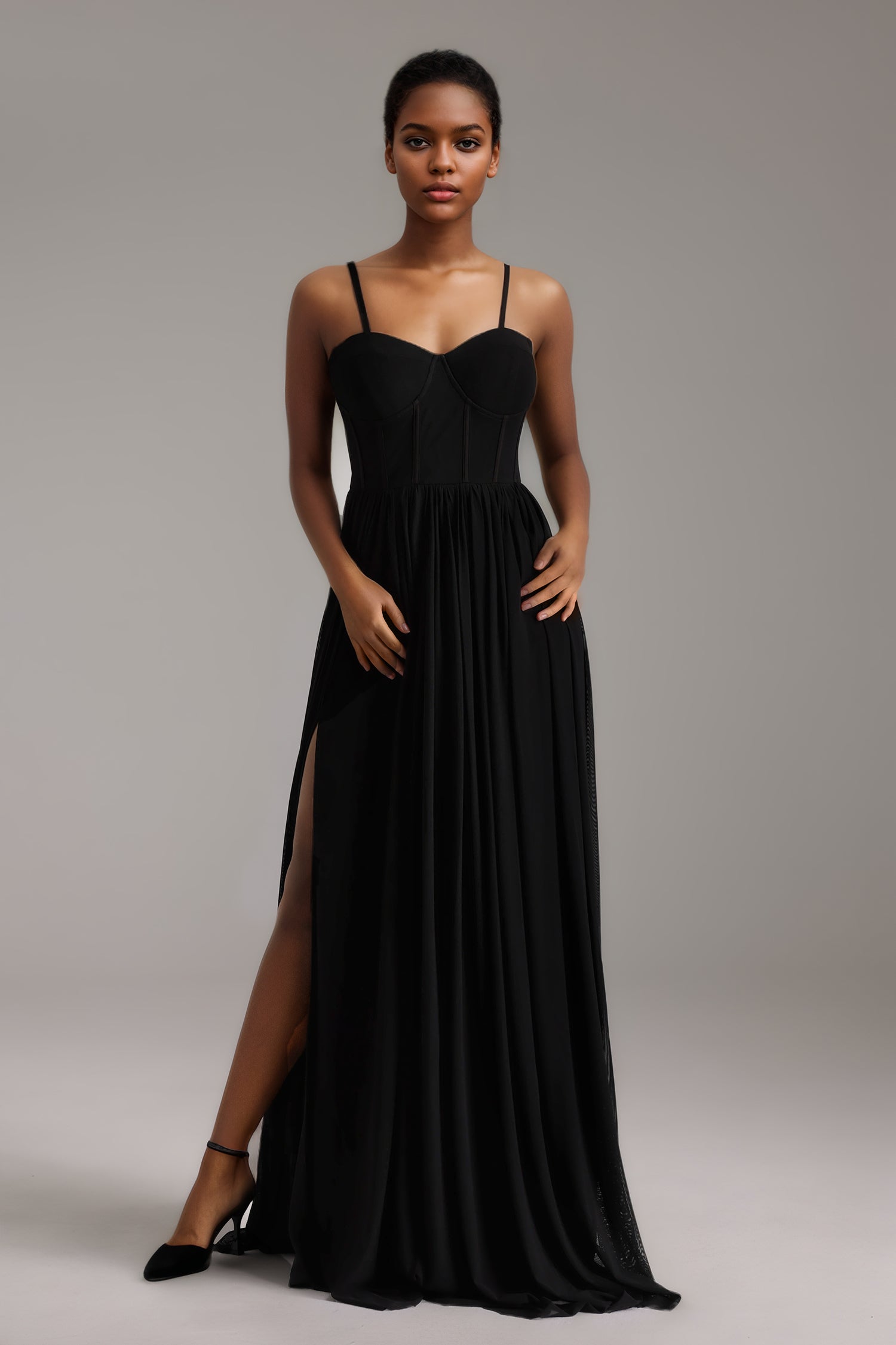 Rumi Sleeveless Corset Maxi Dress