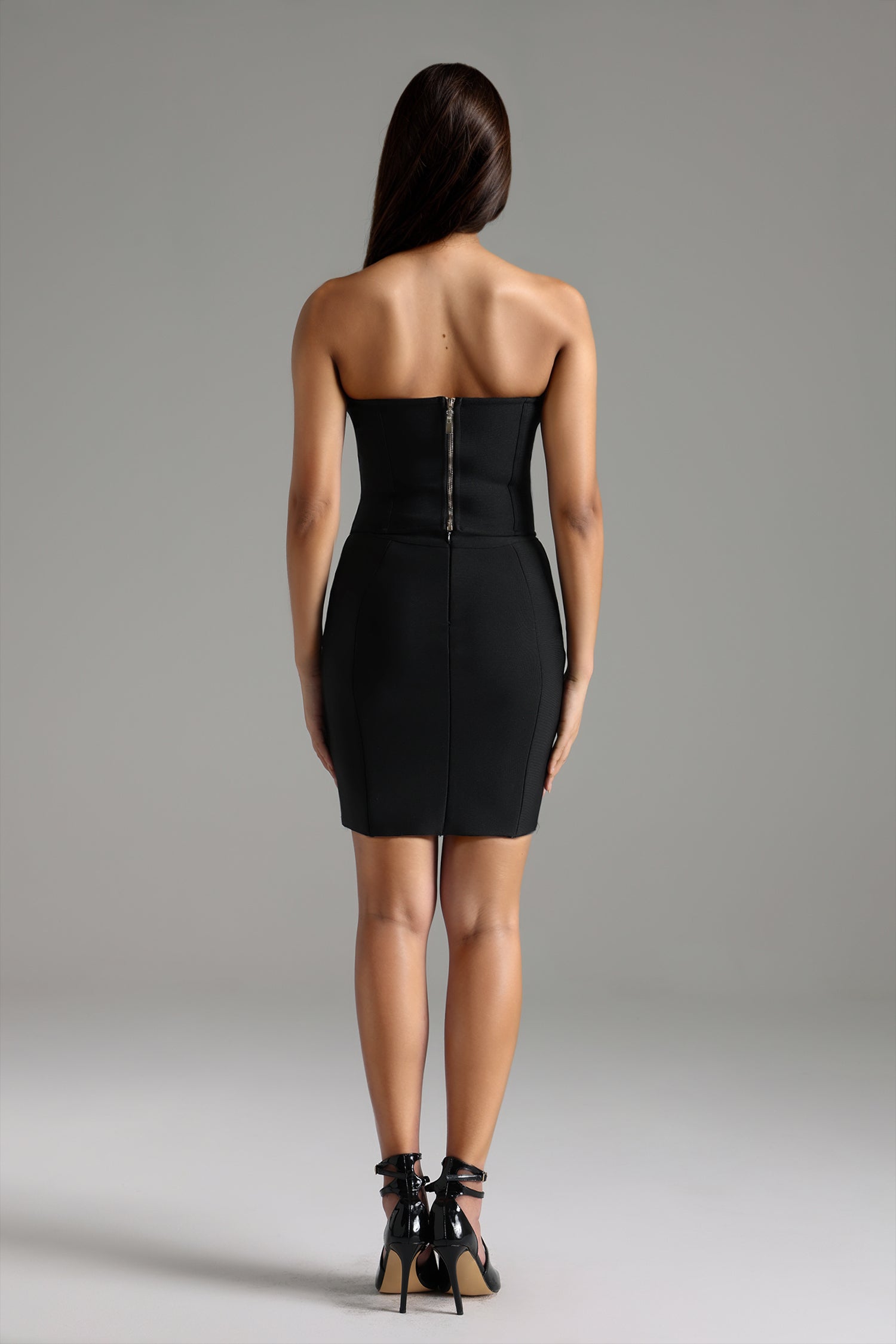 Tafari Strapless Sleeveless Backless Bandage Corset