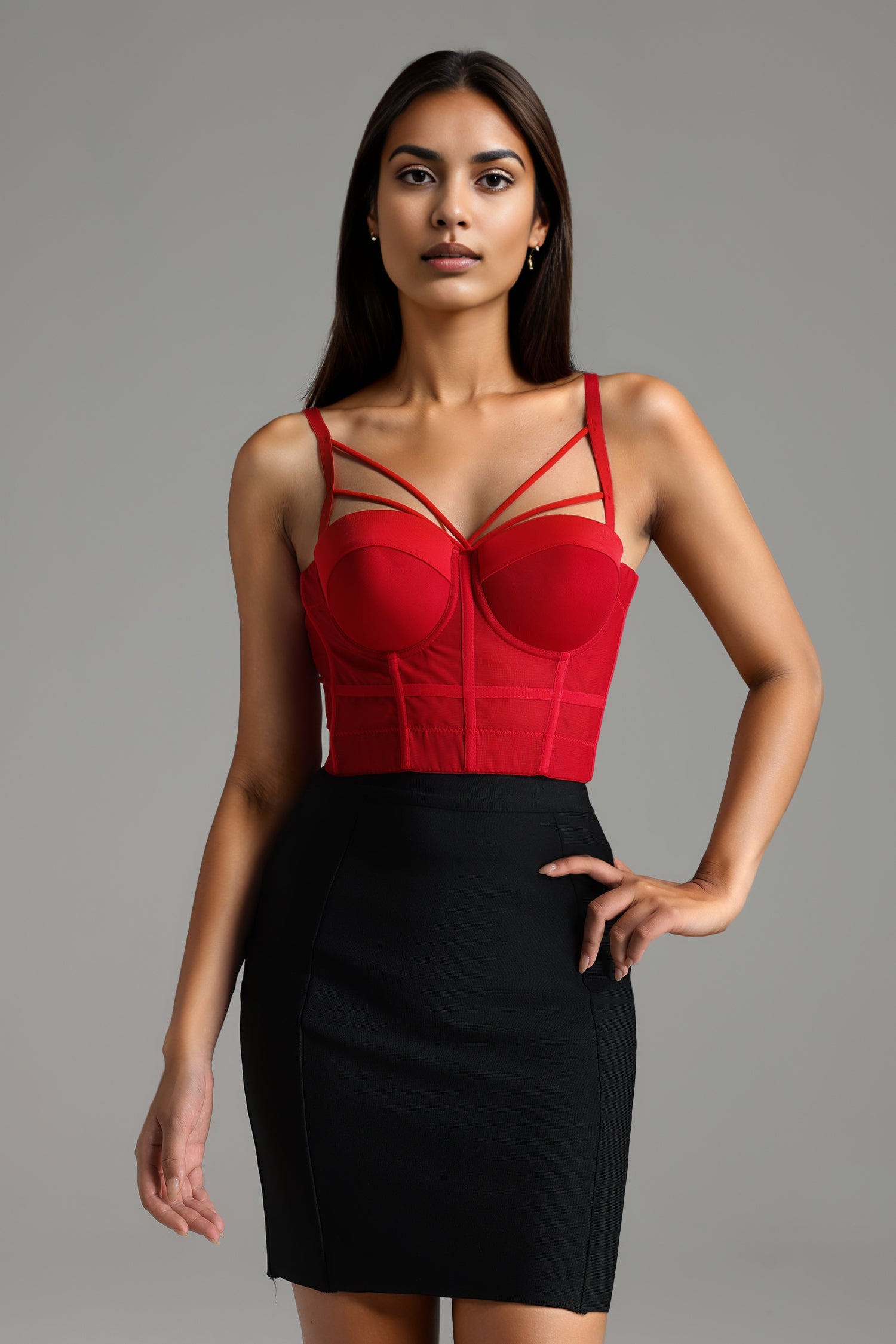 Sucia Sleeveless Strapless Backless Corset