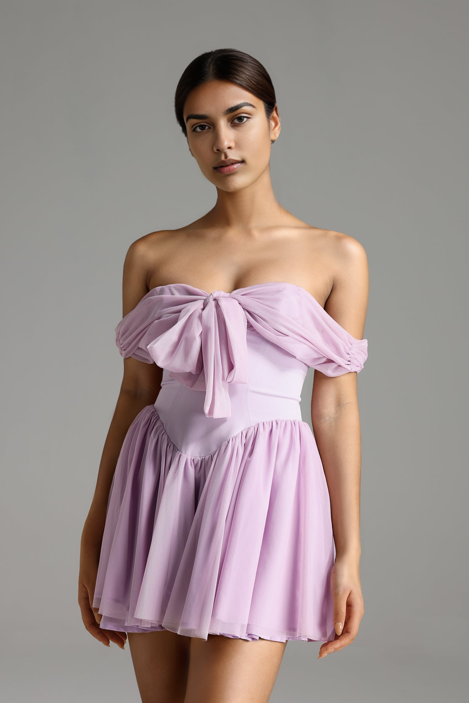 Ronja Off Shoulder Sleeveless Backless Mini Dress