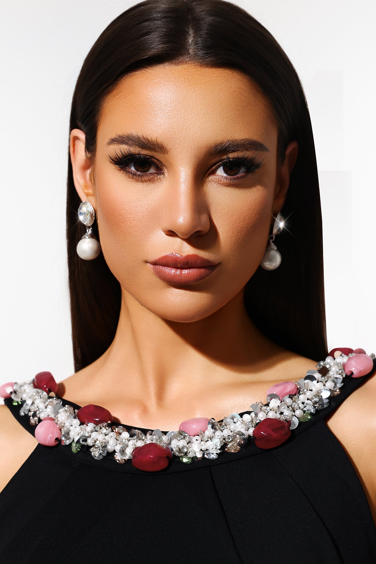 Irosa Pearl Diamond Earrings