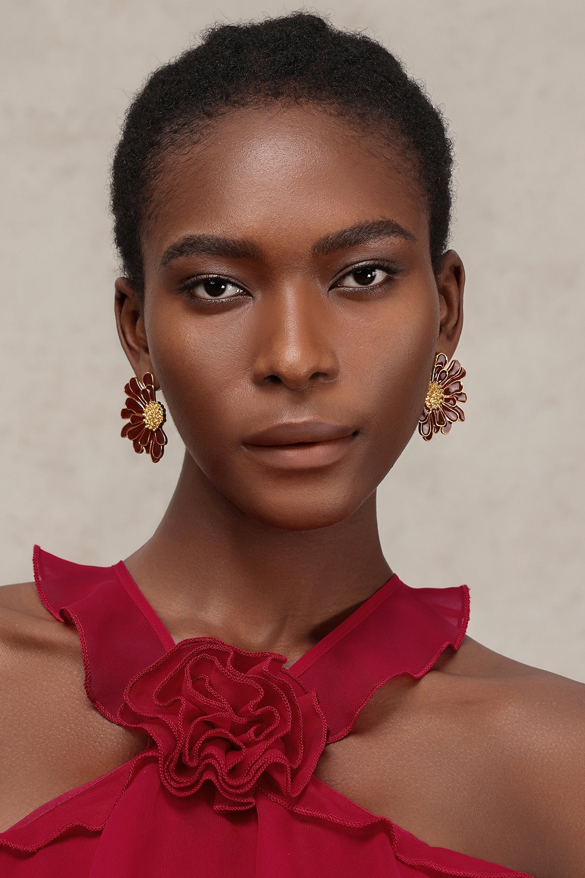 Zuly Flower Petals Earrings