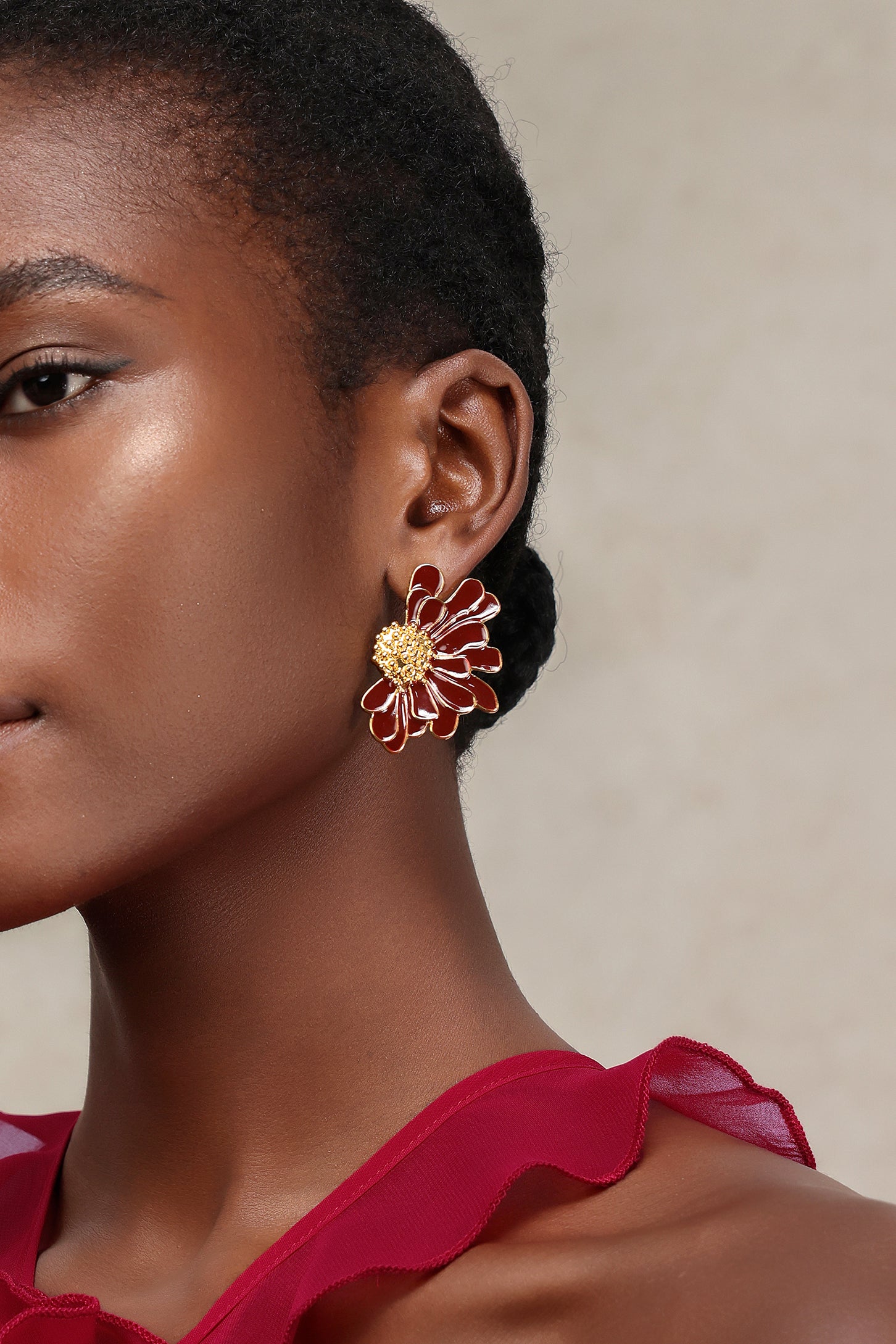 Zuly Flower Petals Earrings