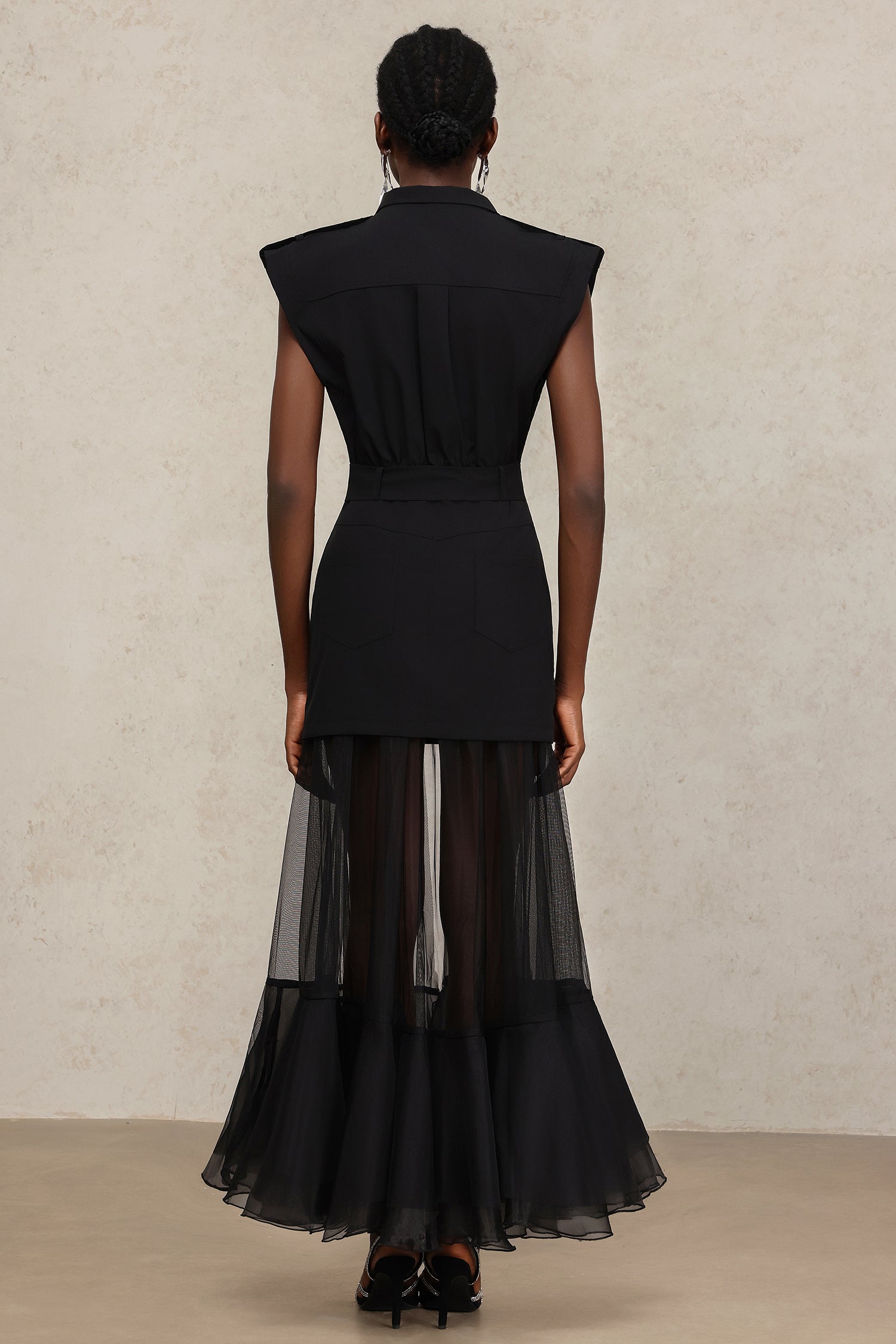 Luda Sleeveless Slit Maxi Dress