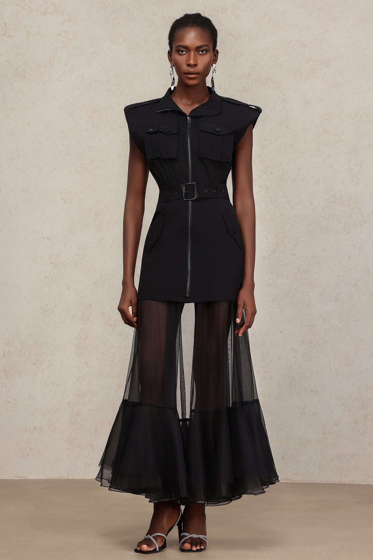 Luda Sleeveless Slit Maxi Dress