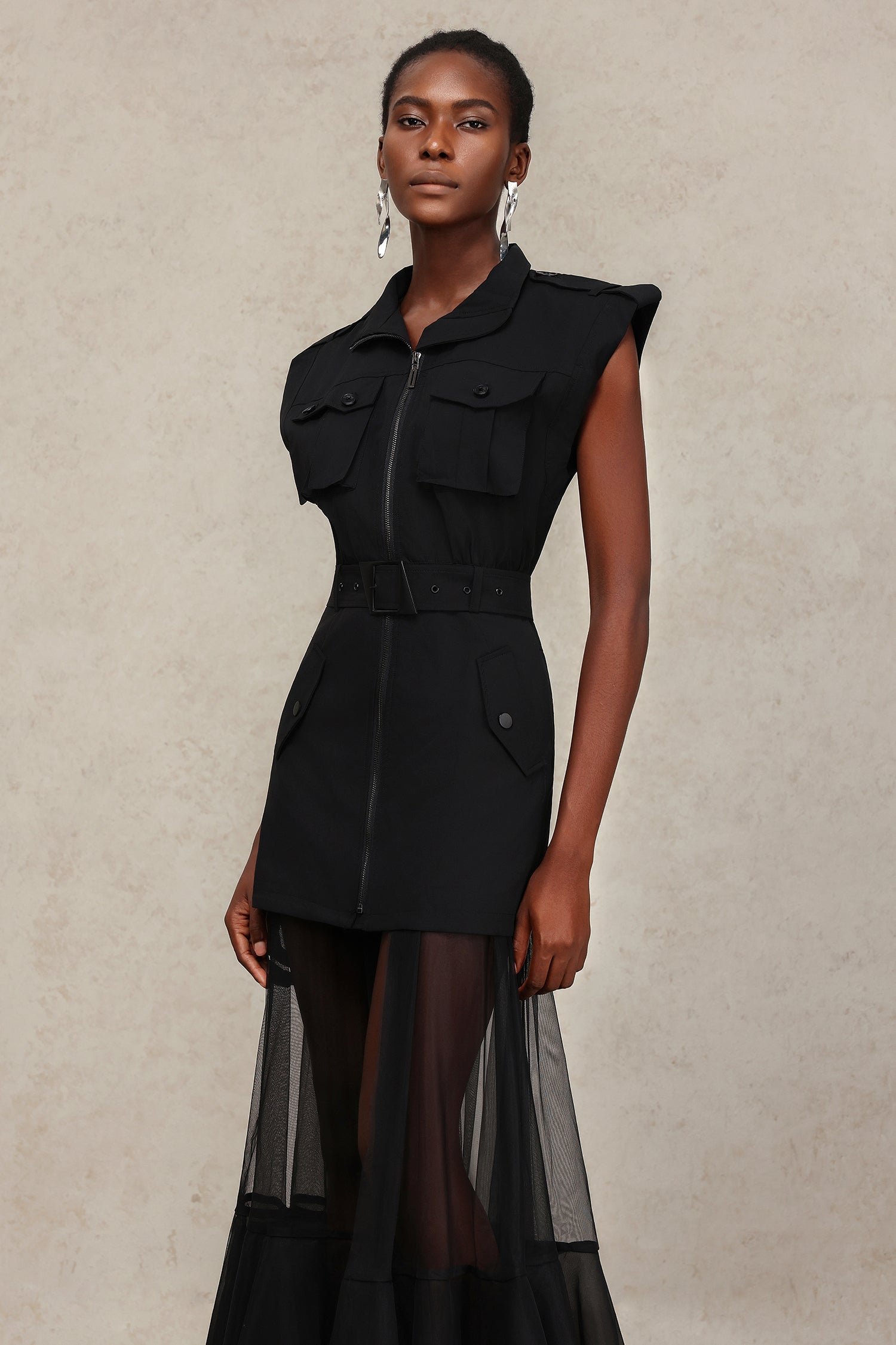 Luda Sleeveless Slit Maxi Dress