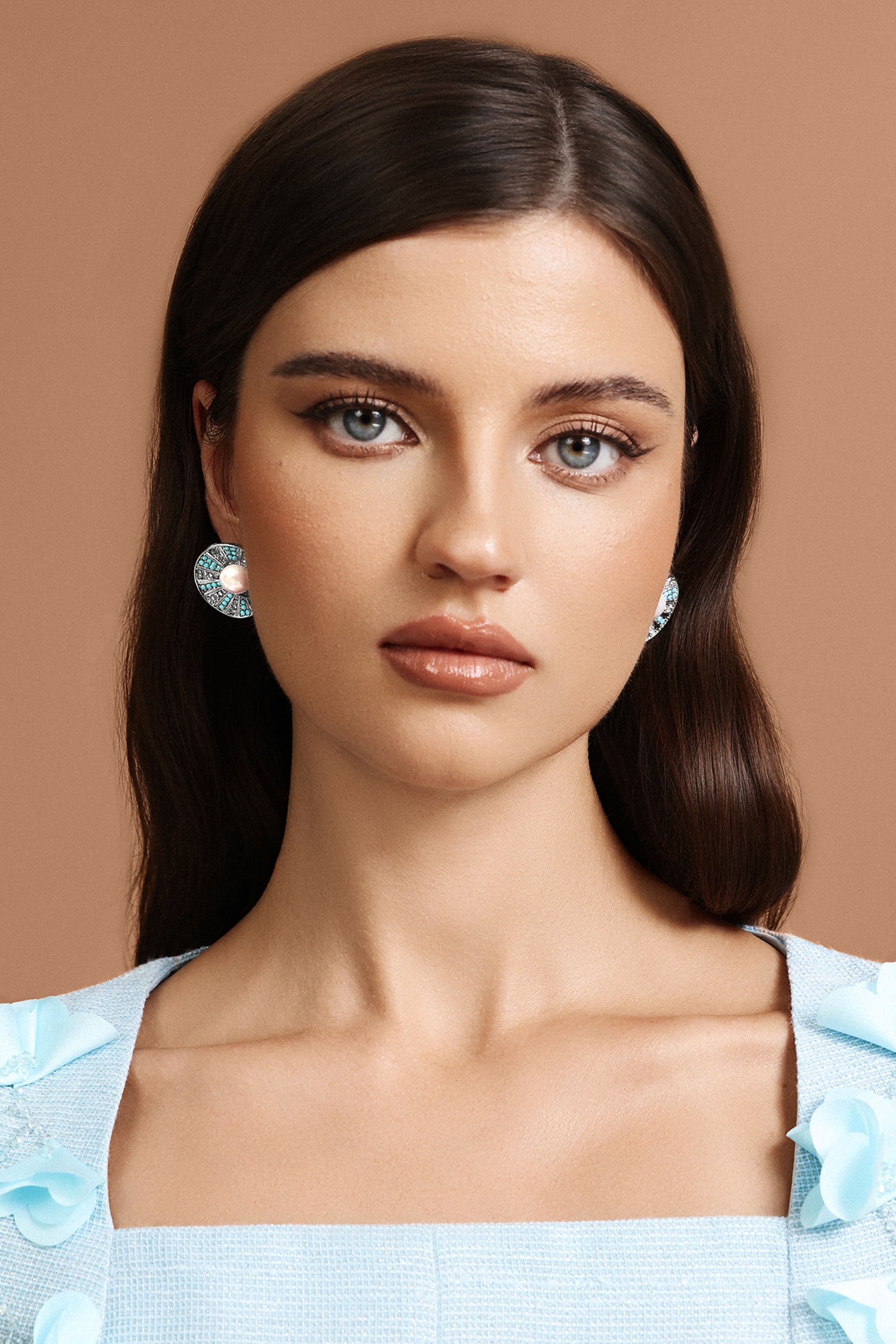 Elin Diamond Seashell Pearl Earrings