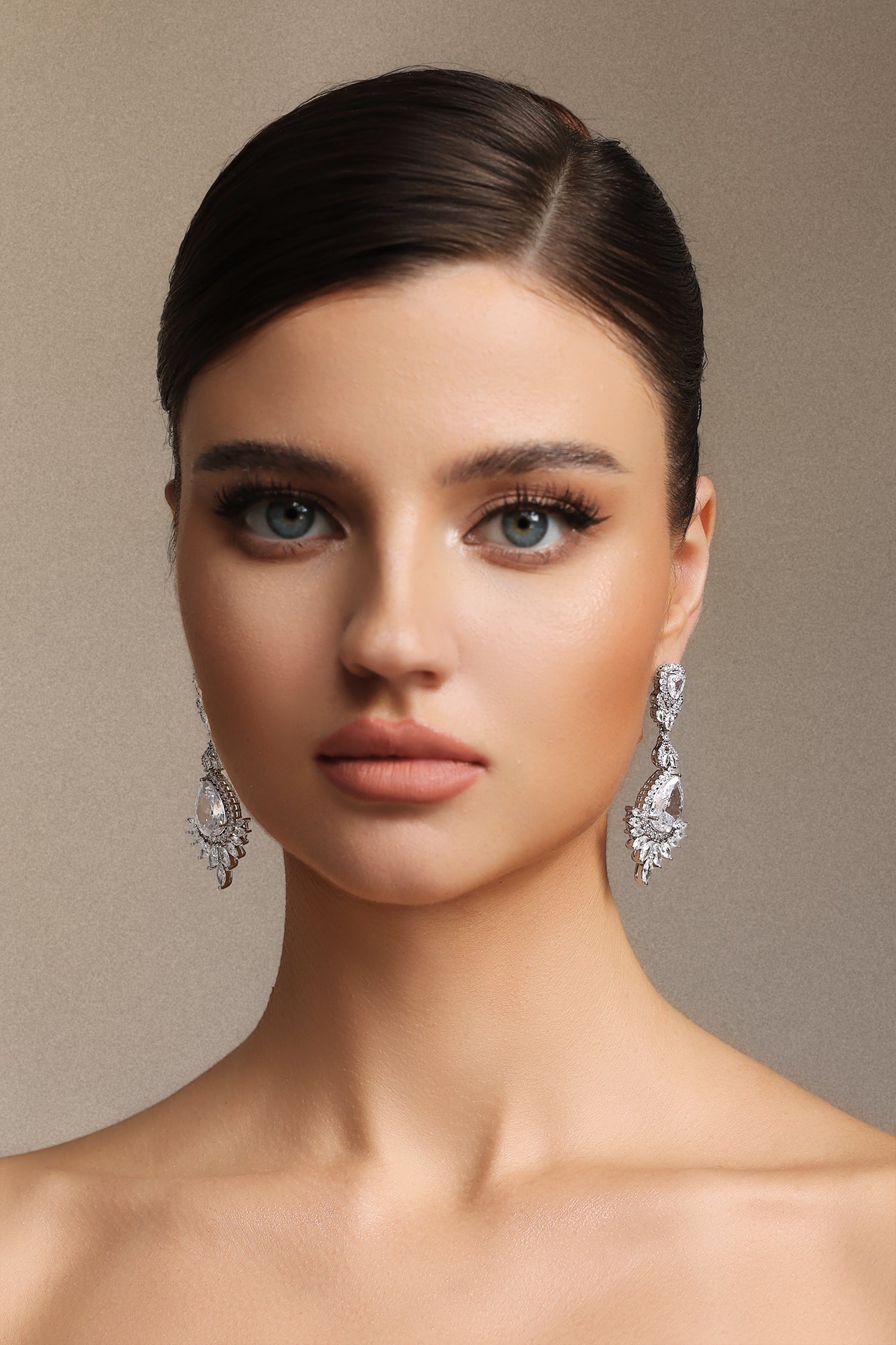 Sada Diamond Geometry Earrings