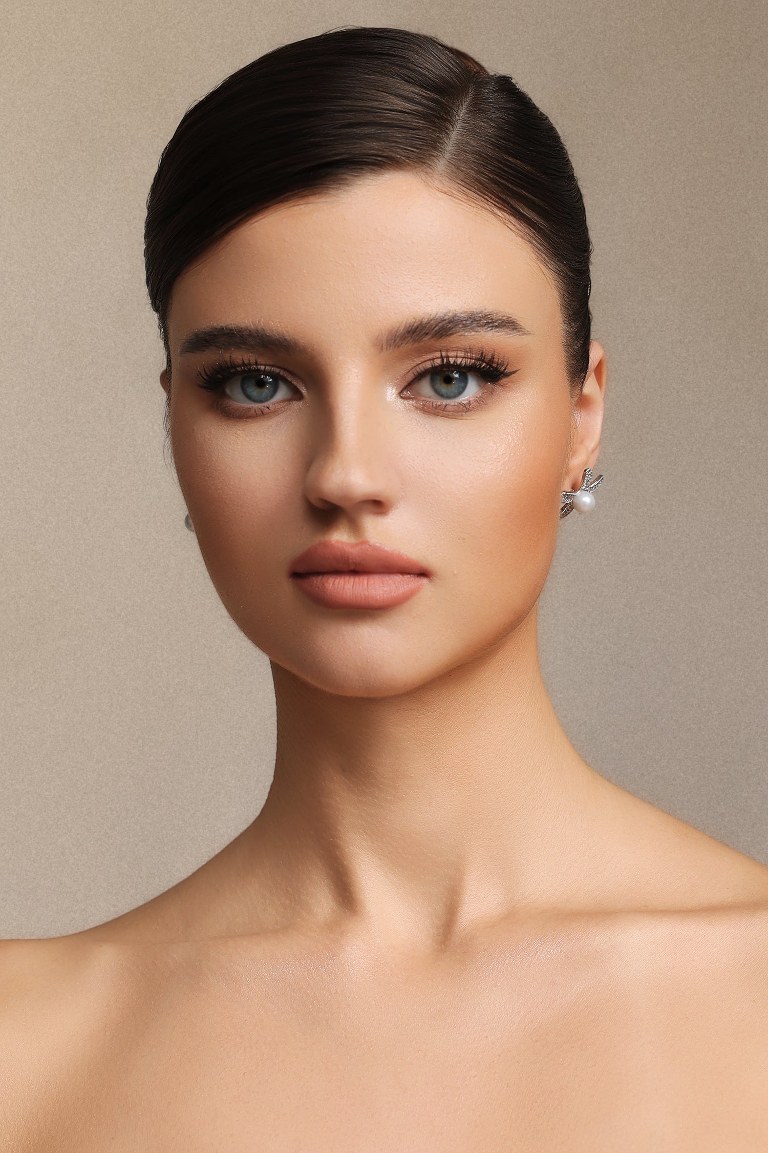 Rosanna Flower Diamond Pearl Earrings