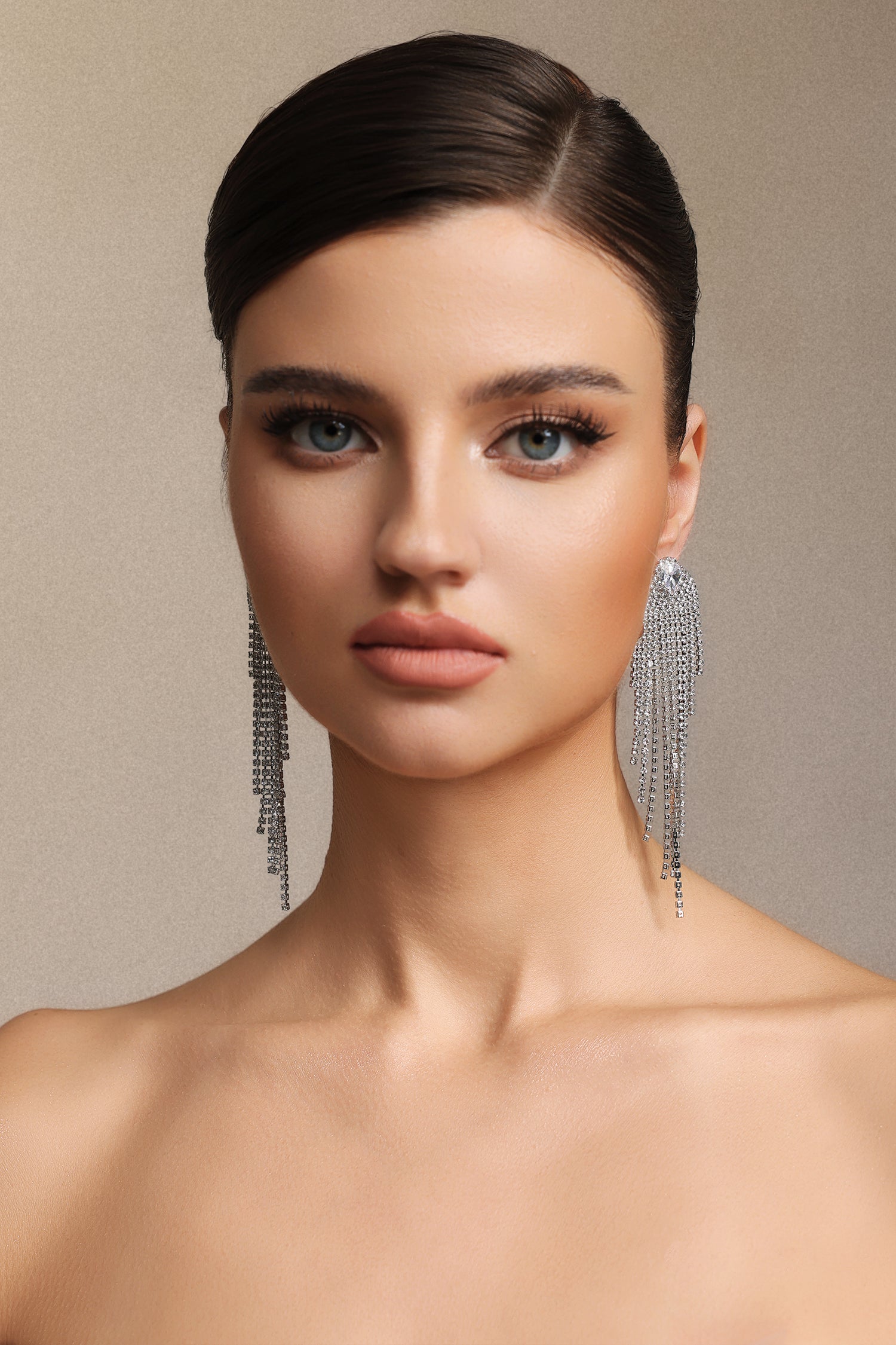 Shaha Diamond Tassels Earrings