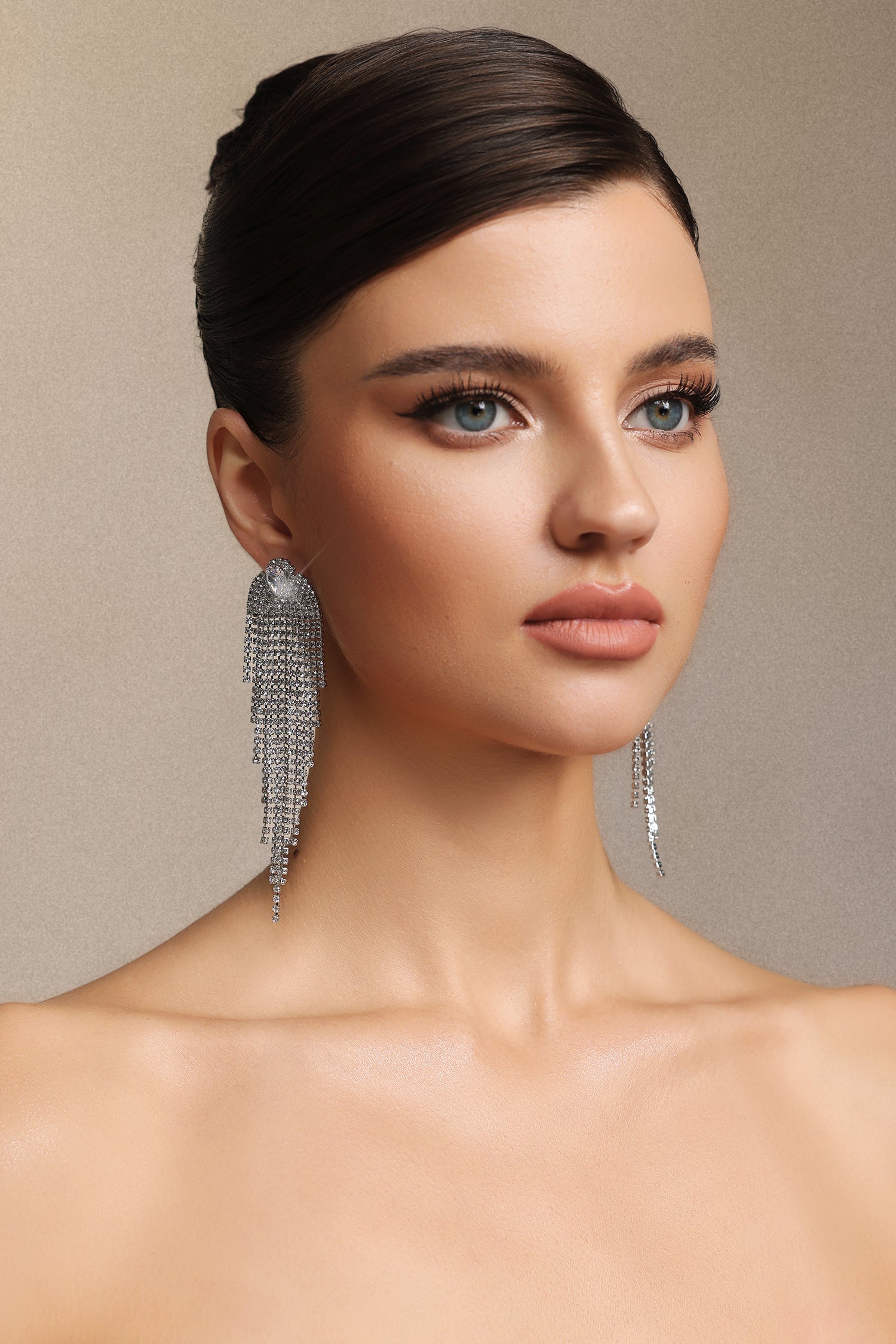 Shaha Diamond Tassels Earrings