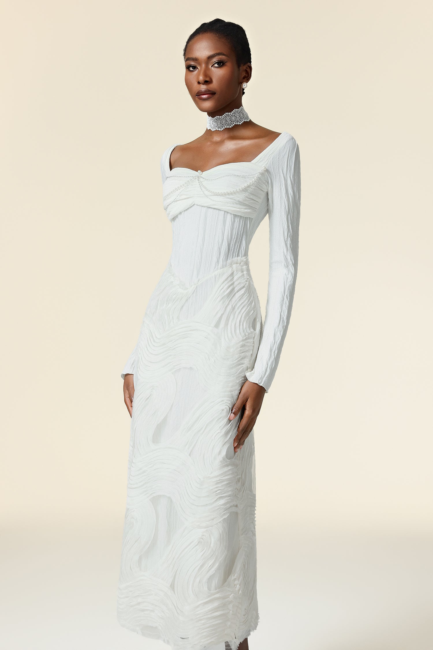 Erin Long Sleeves Maxi Dress