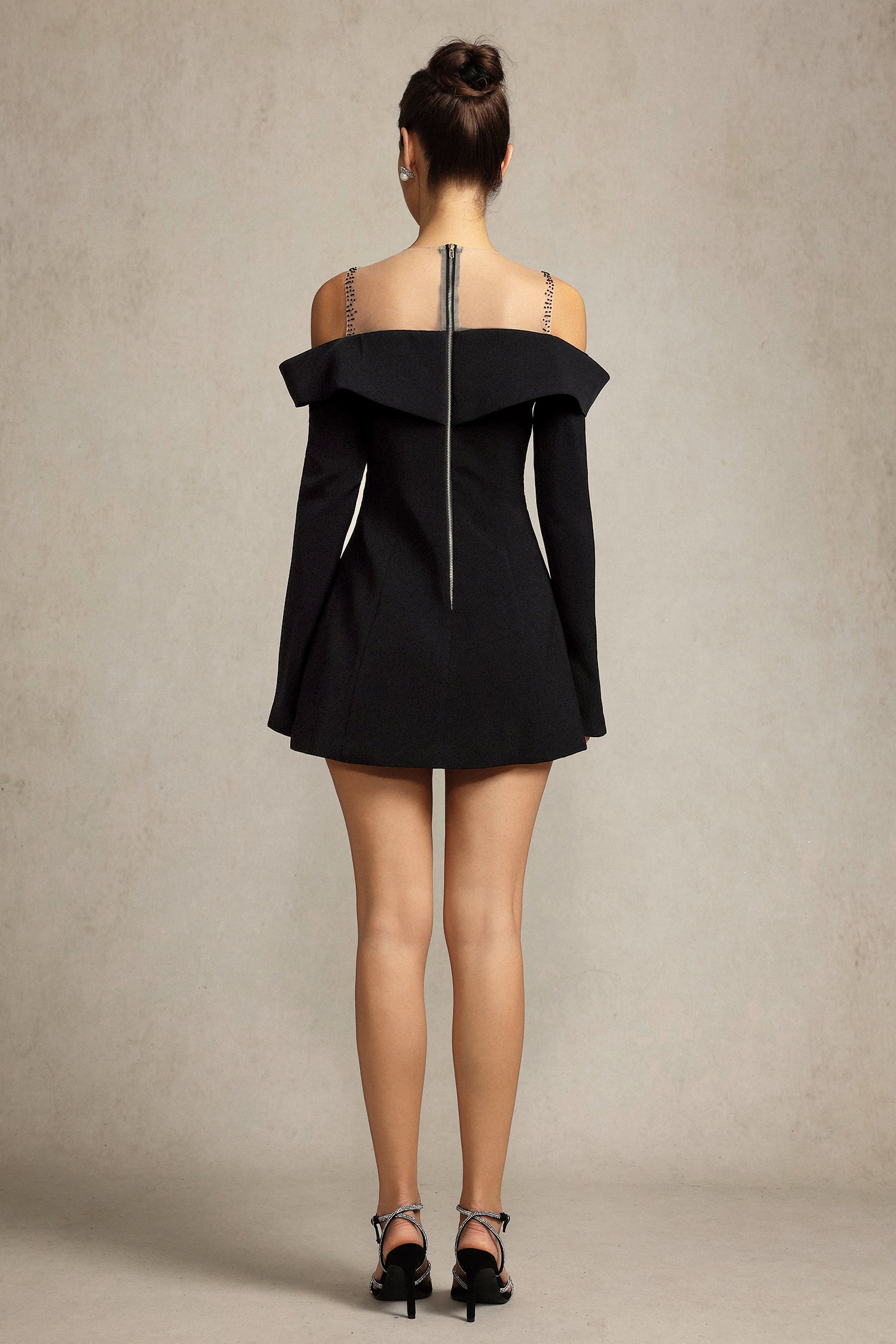 Lucille Long Sleeves Mini Dress