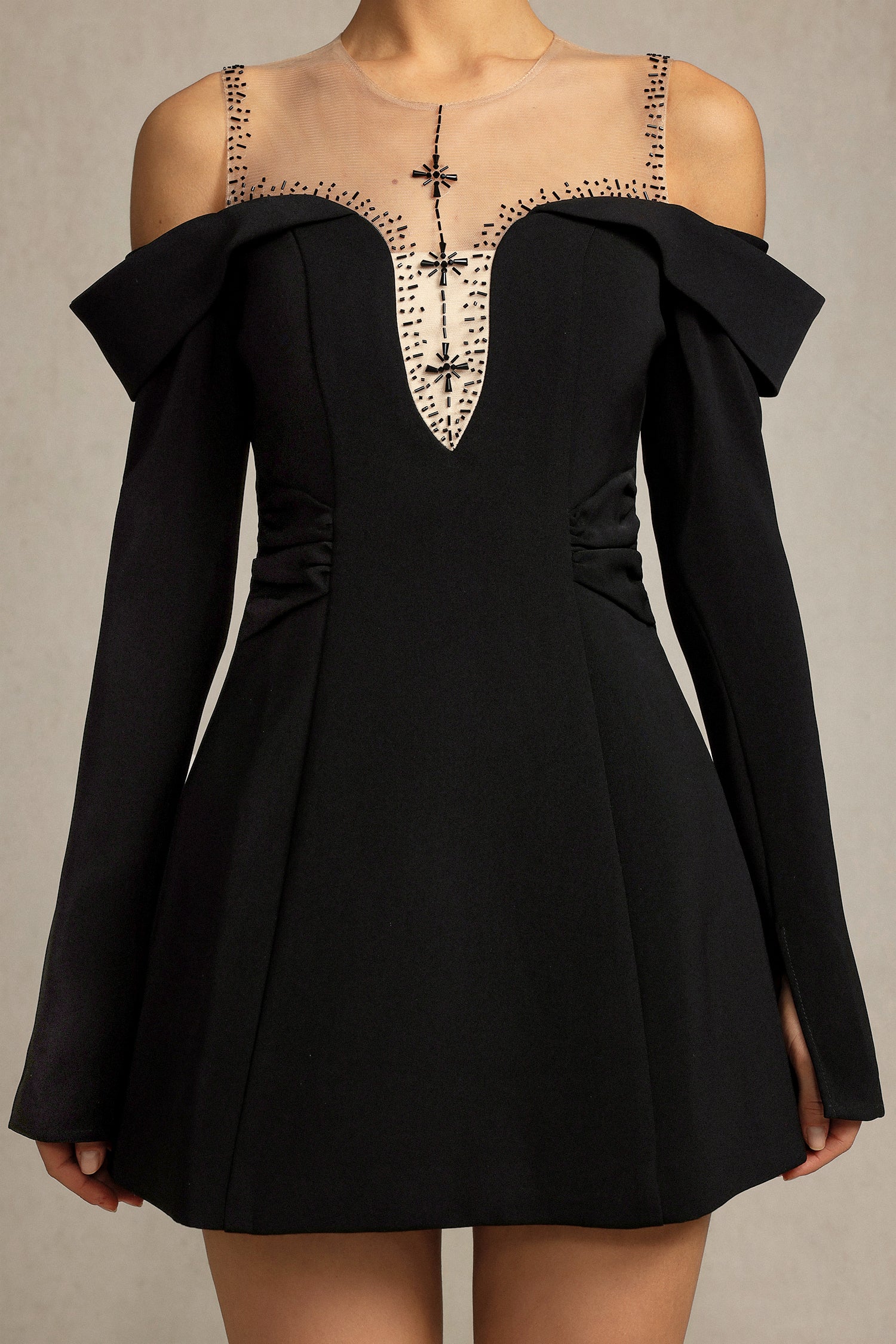 Lucille Long Sleeves Mini Dress