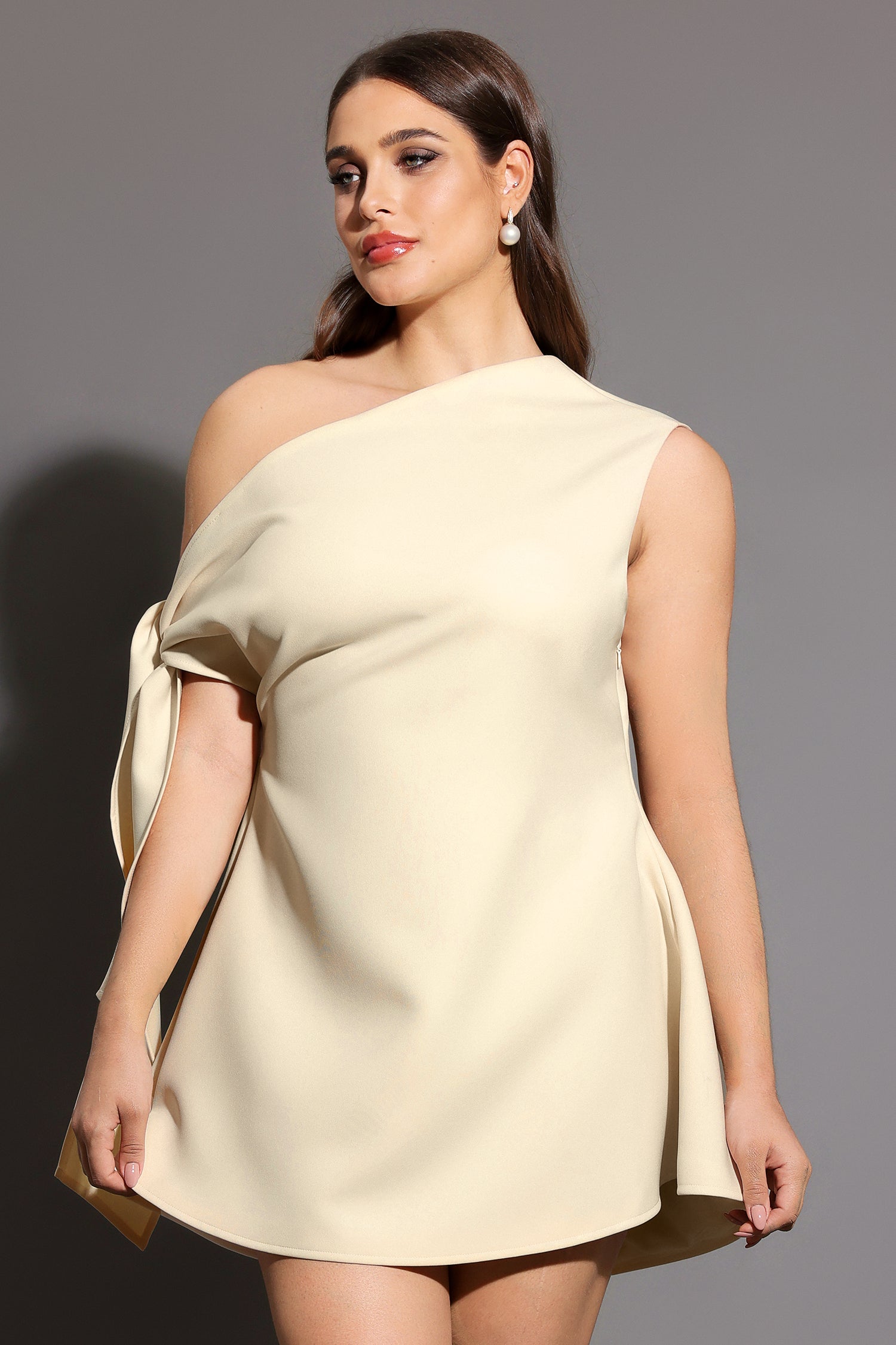 Retale One Shoulder Mini Dress