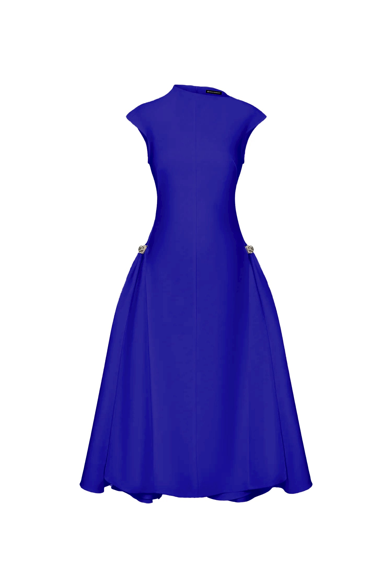 Paca Choker Sleeveless BlueMaxi Dress