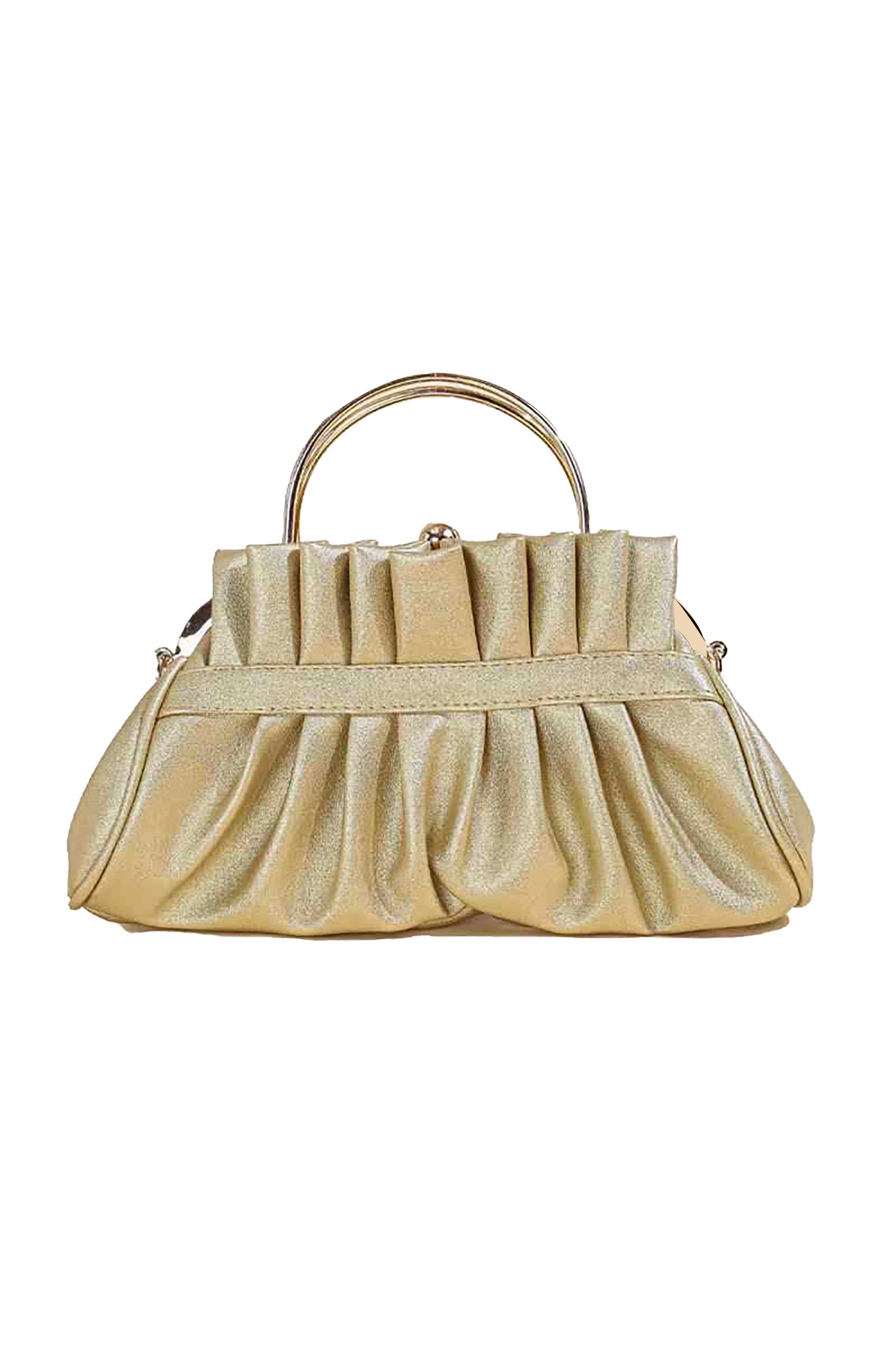 Yalyka Satin Diamante Flower Handle Bag