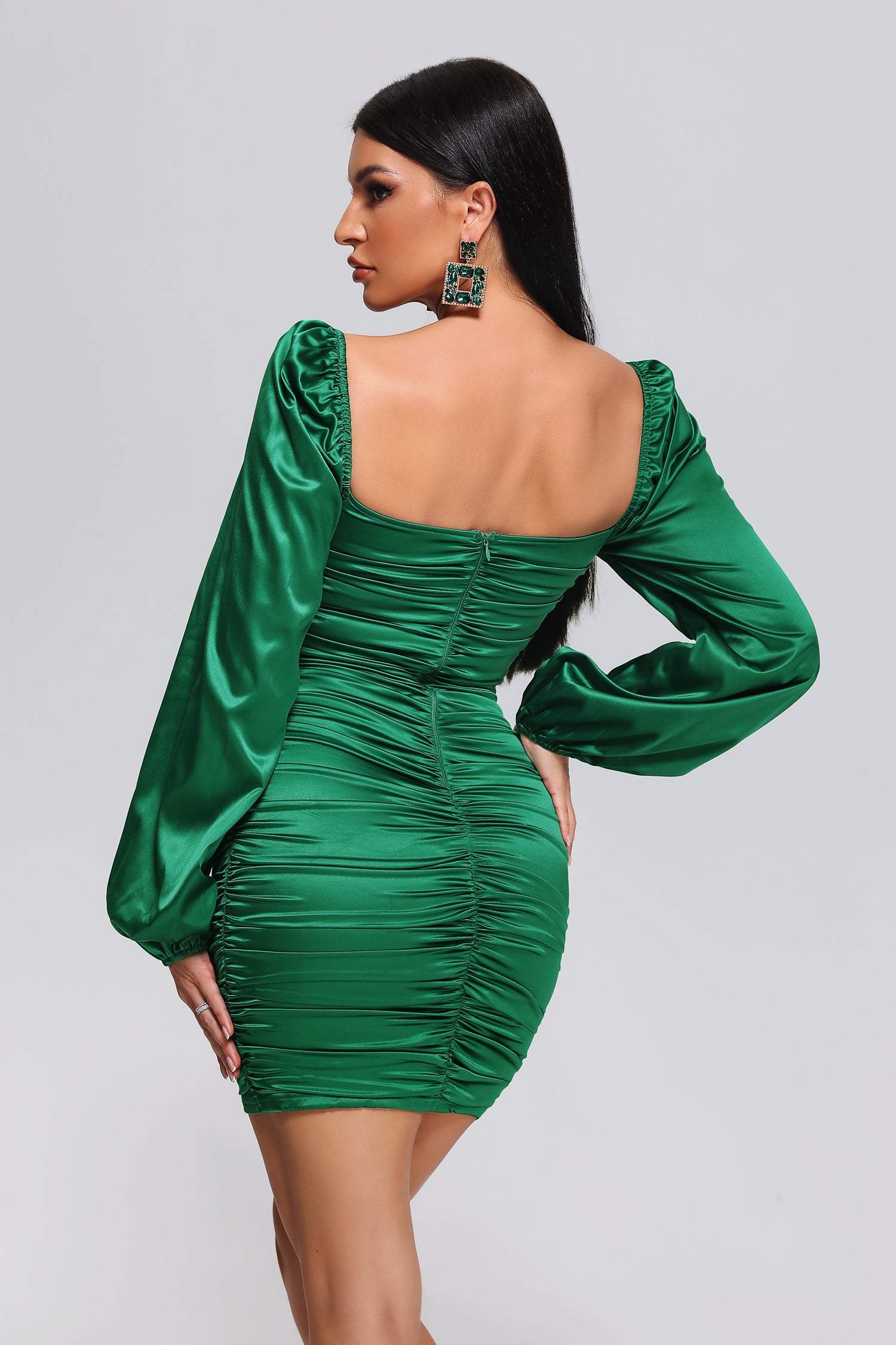 Wedasa Satin Mini Dress