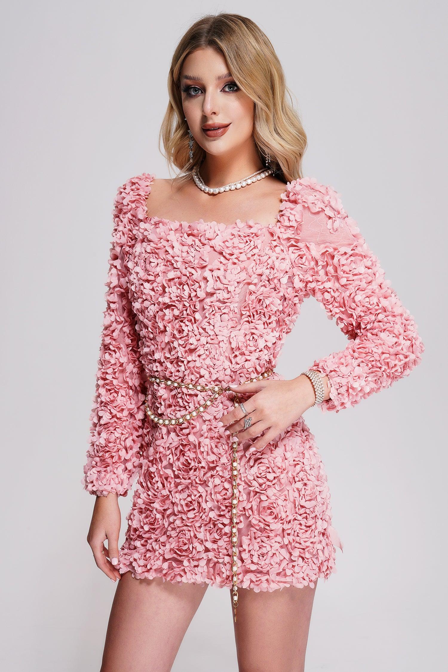 Louxia Floral Mini Dress - Bellabarnett