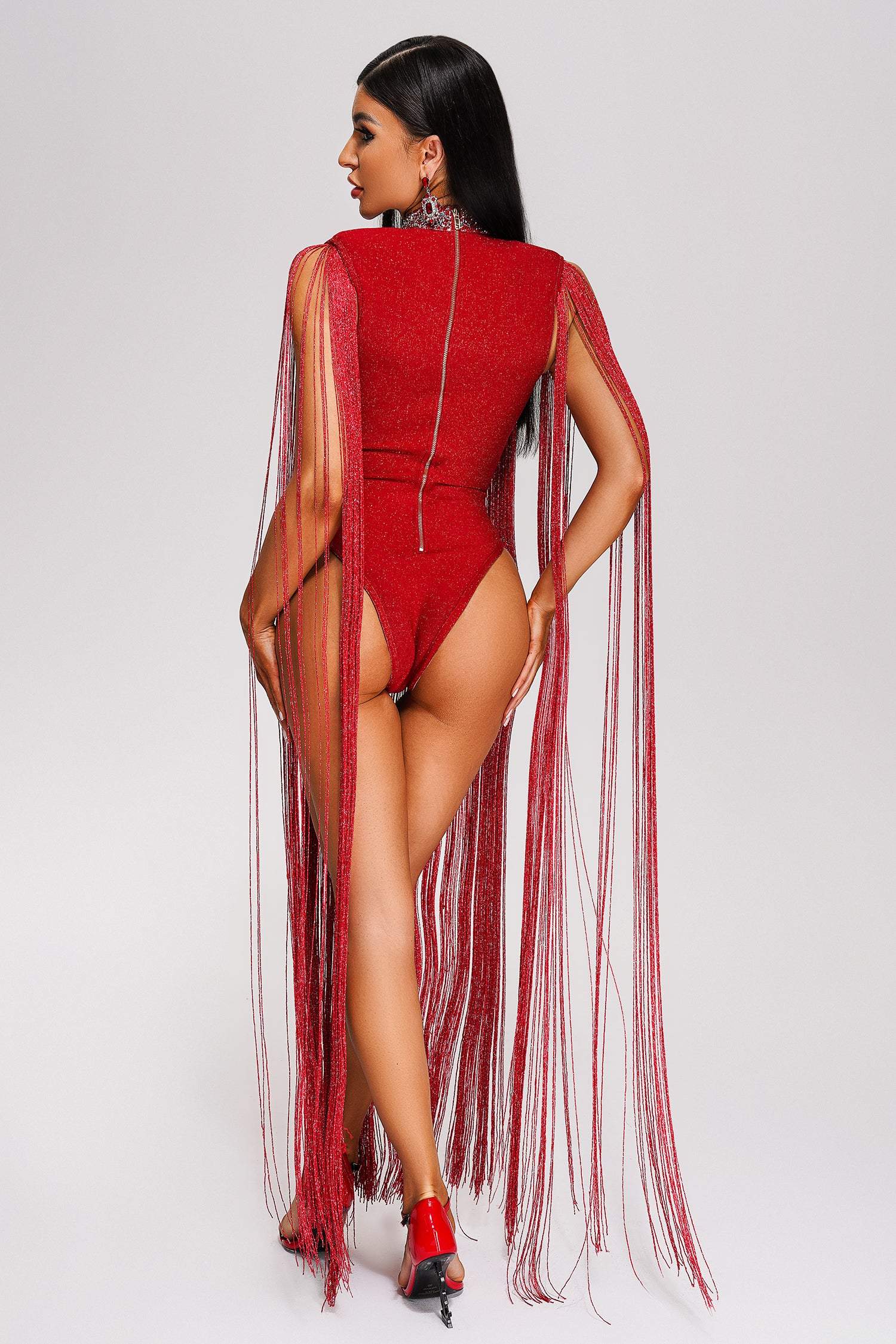 Irey Tassel Bandage Bodysuit